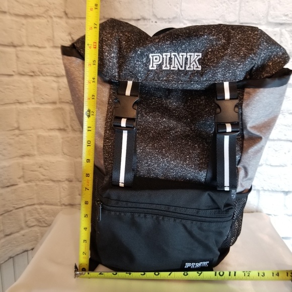 Victoria's Secret PINK Sport Marled Grey Backpack - Picture 8 of 8